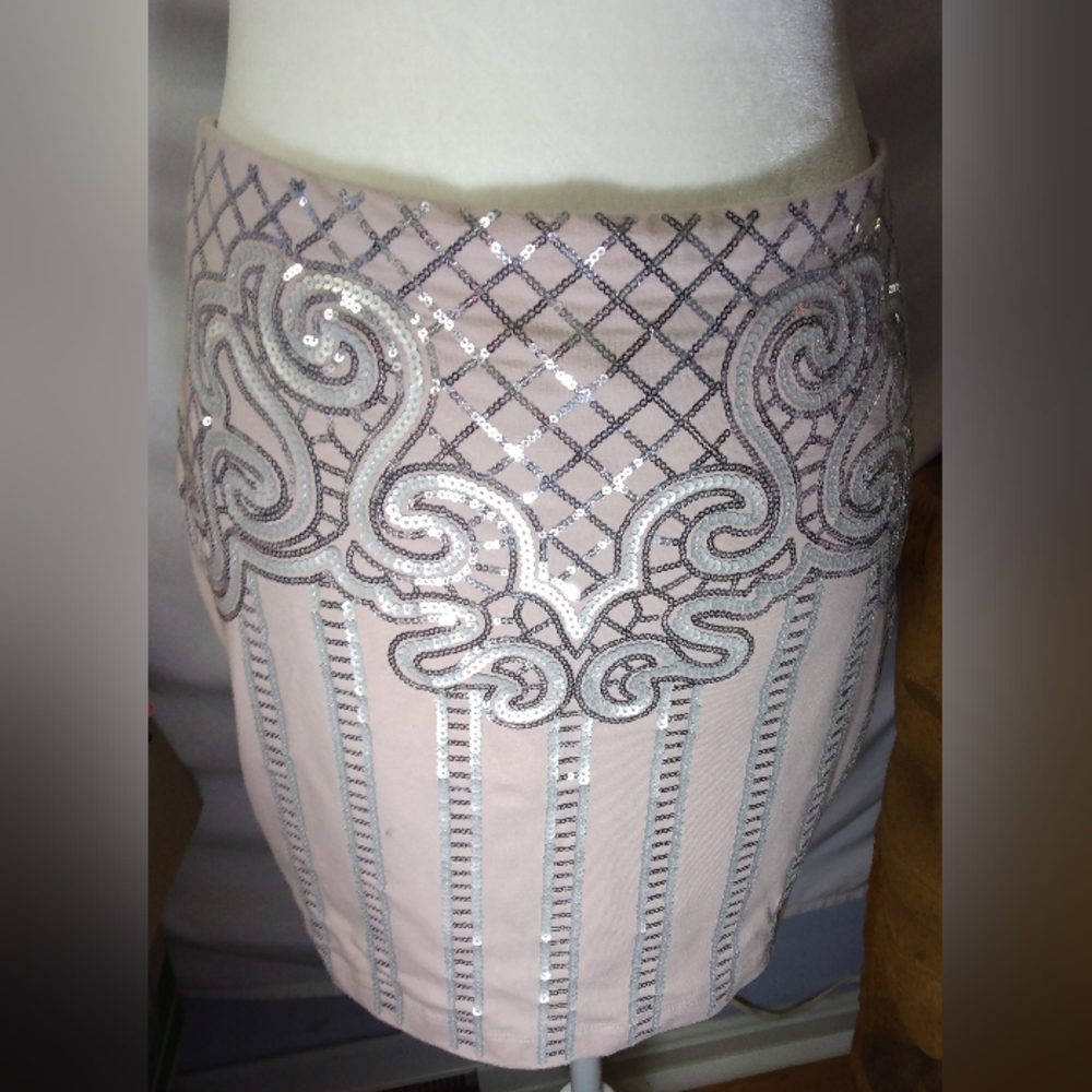 Express form fitting above the knee, skirt. Size S. NWT